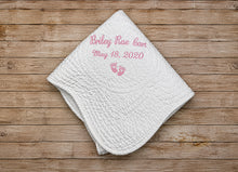 Baby Girl Nursery Decor with Monogrammed Butterfly Quilt