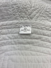 Baby Quilt With Birth Date Girl Boy Monogrammed Baptism Dedication Christening Gift Blanket Cross Shower Keepsake Christmas Newborn (Magnolia)