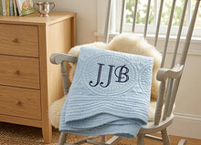 Birthday Gifts for Boys with a Personalized Baby Blue Crib Quilt