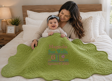 Custom Baby Boy Quilts for Baptism and Christening Gifts