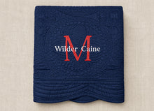 Embroidered Baby Gifts with Personalized Monogram Quilt Crib Size