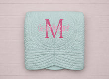Embroidered Baby Gifts with Personalized Monogram Quilt Crib Size