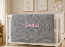 Embroidery Baby Quilt with Name & Monogram for Girls and Boys