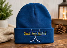 Ice Hockey Beanie Hat – Shoot! Keep Shooting!
