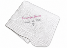 Keepsake Gifts with Personalized Blanket Quilt for Baby Girl