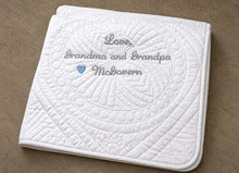 Keepsake Gifts with Personalized Blanket Quilt for Baby Girl