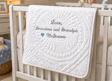 Keepsake Gifts with Personalized Blanket Quilt for Baby Girl