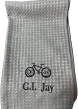 Personalized Tennis or Pickeball or Mountian Bike Hand Towel, Gym, Sweat, Team, Embroidered Tennis Towel for Men and Women Tennis Gifts, Embroidered Pickball Towel, Biking