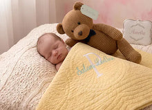 Monogrammed Baby Blanket for Name Embroidered Girls Gift