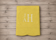 Personalized Baby Blanket with Monogrammed Crib Quilt for Kids