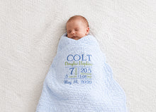 Personalized Children's Blanket for Monogram Baby Shower Gift