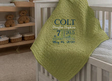 Personalized Children's Blanket for Monogram Baby Shower Gift