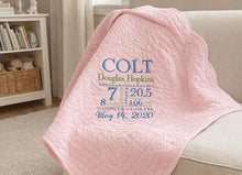 Personalized Children's Blanket for Monogram Baby Shower Gift