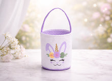 Personalized Easter Basket for Kids, Embroidered Basket for Girls and Boys Toddler Gift Bags