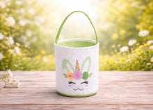 Personalized Easter Basket for Kids, Embroidered Basket for Girls and Boys Toddler Gift Bags