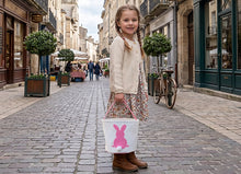 Personalized Easter Basket for Kids, embroidered Girls and Boys Toddler gift bags