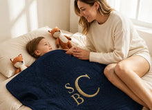 Personalized Baby Blanket with Monogrammed Crib Quilt for Kids