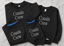 Personalized Cousin Crew Embroidered Sweatshirts