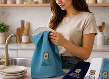 Stylish Waffle Weave Kitchen Towel with Custom Embroidery