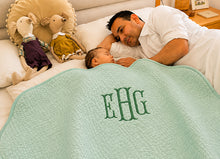 Personalized Infant Blankets: Soft Crib Quilt With Monogram