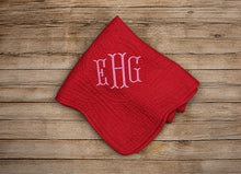Personalized Infant Blankets: Soft Crib Quilt With Monogram