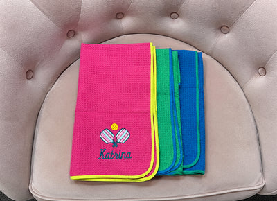 Personalized Towels for Tennis, Sweat Control & Team Sports