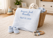 Birthday Gift for Nephew with Personalized Toddler Boy Quilt