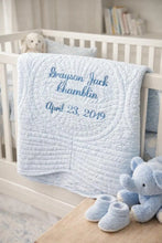 Toddler Quilt Boy First Birthday Gift for Baby Nephew