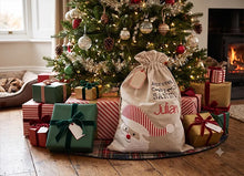 Personalized Santa Sacks and Reindeer Christmas Gift Bag