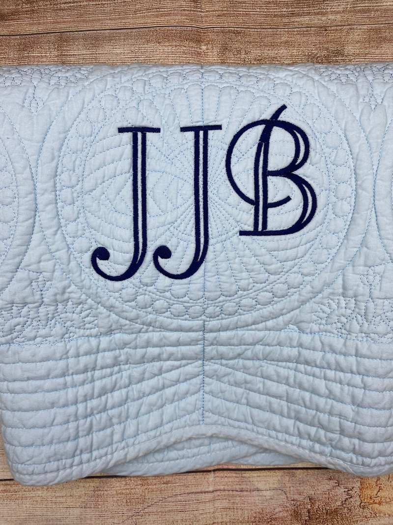 Baby boy fashion monogram