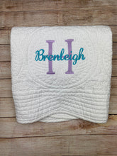 Personalized Baby Quilt, Blankets, Monogrammed Blankets for Kids, baby blankets for girls, embroidered baby gifts